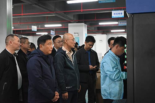 Leaders of Xihai City visited Xinrex Energy for guidance and exchanges